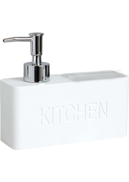 Sabun Dispenser ve Aksesuarlar Mutfak Çanak Sünger ve Fırçalar Için Depolama Beyaz (Yurt Dışından)