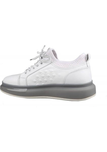17226 Hakiki Deri Beyaz Erkek Günlük Ayakkabı fırsatları