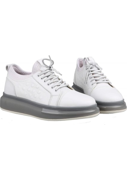 17226 Hakiki Deri Beyaz Erkek Günlük Ayakkabı indirimleri