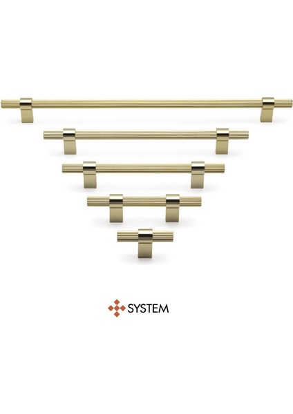 64MM Gl Gold Altın Renk Kulp SY8990 0064 Gl-Gl