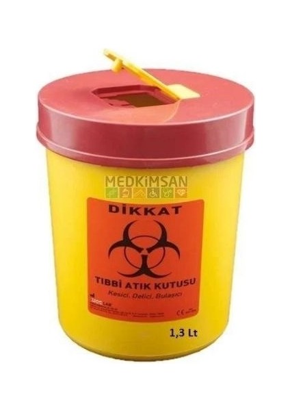 Tıbbi Atık Kovası 1.3lt - 20 Adet