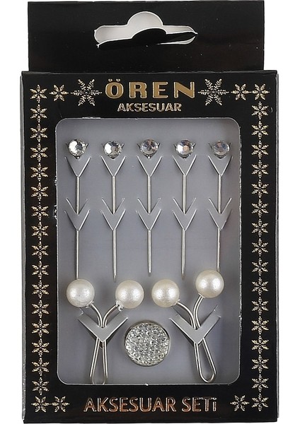 Hobi Dünya Eşarp Aksesuarları Seti 8 Parça modelleri