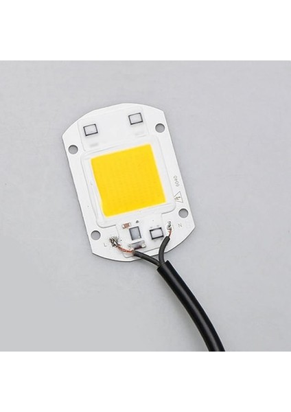 Roba AC 220V 50W Power Led Gün Işığı Sarı Renk Projektör Lamba Aydınlatma Ampül Warm White 2800-3200K Cob Led