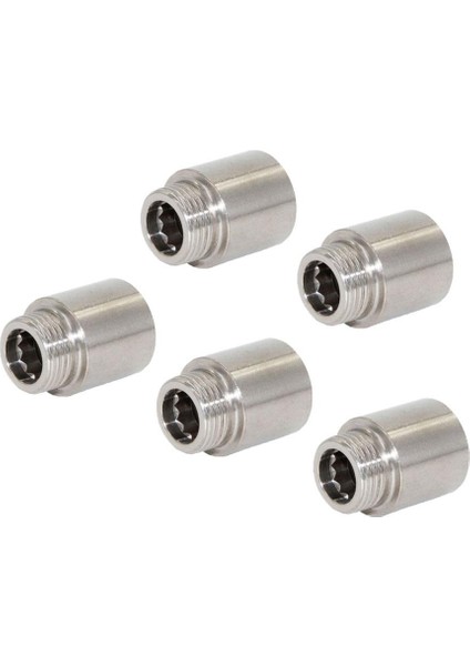 Çift Uçlu Paslanmaz Tüp, 5 - Paket 25MM (Yurt Dışından)