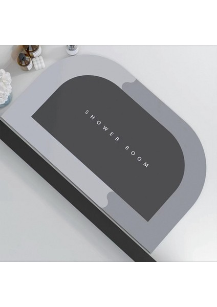 Diyatom Çamur Yumuşak Banyo Halı Diatomit Pad Su Emici Kalın Duş Mat Gri Gri 45X75CM (Yurt Dışından) modelleri