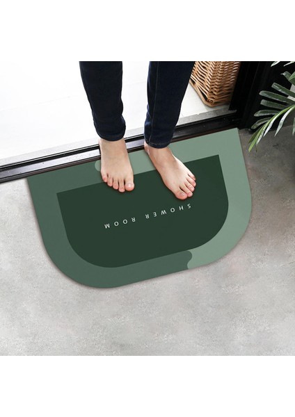 Diyatom Çamur Yumuşak Banyo Halı Diatomit Pad Su Emici Kalın Duş Mat Yeşil 45X75CM (Yurt Dışından) fırsatları