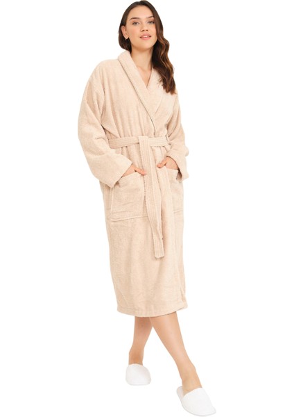 Şalyaka Premium %100 Pamuk Unisex Bornoz