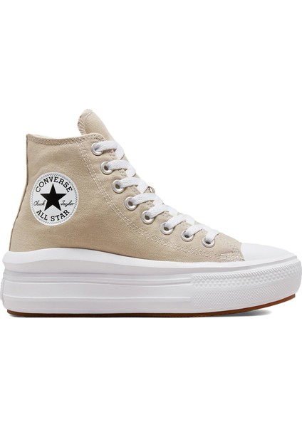 Ctas Move Hi Unisex Platformlu Günlük Ayakkabı A04365C Krem