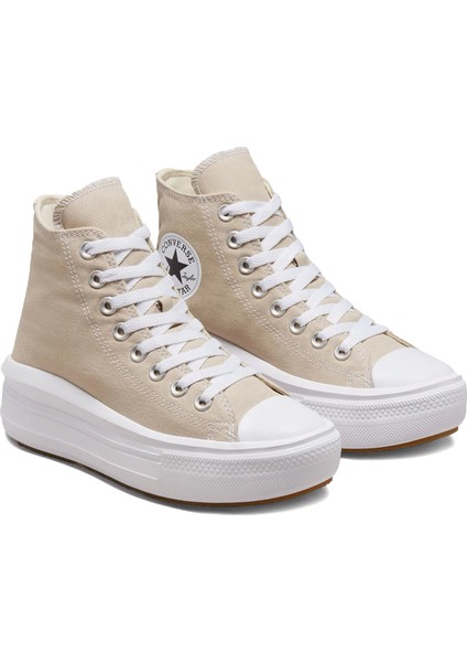 Ctas Move Hi Unisex Platformlu Günlük Ayakkabı A04365C Krem