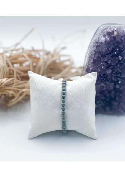 Jasper Doğal Taş Bileklik 4 mm Küre Kesim