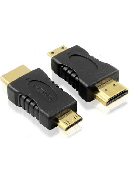 1156 Mini HDMI To HDMI Erkek Çevirici Dönüştürücü Adaptör