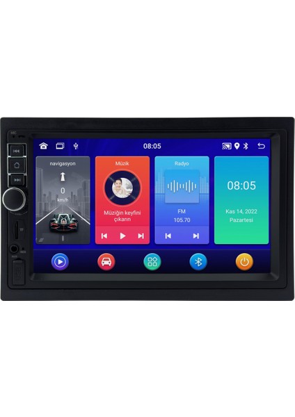 Volkswagen Transporter T5 (2004-2009) Android 12 Multimedya - 2 GB Ram - 32 GB Hafıza - Carplay CRV-4001X TRANSPORTER