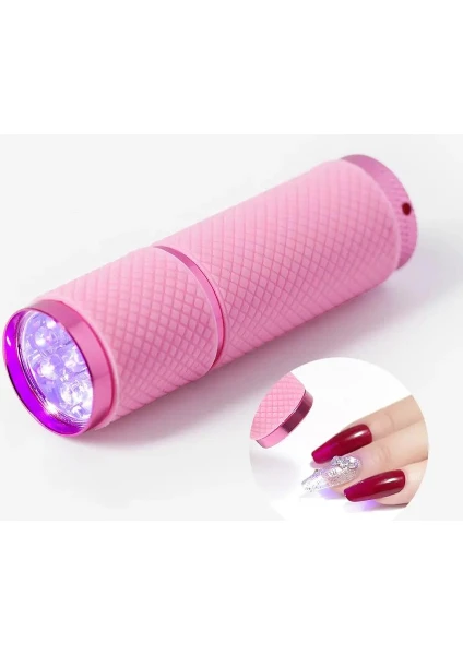 Mini Uv LED Lamba Tırnak Kurutucu LED Lamba Pembe