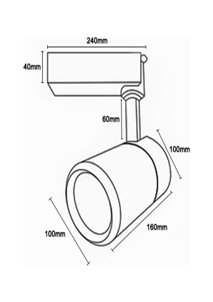 Led Ray Spot 60 Watt 3000 Kelvin indirimleri