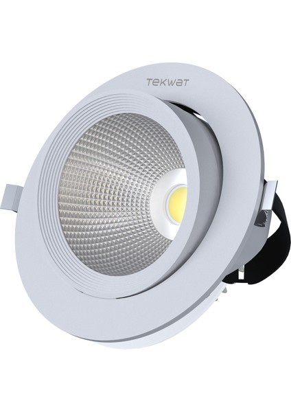 Sıva Altı Salyangoz Cob Led Spot 35 Watt 3000 Kelvin