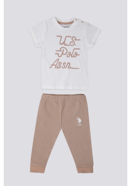 Kız Bebek Krem 2'li Takım