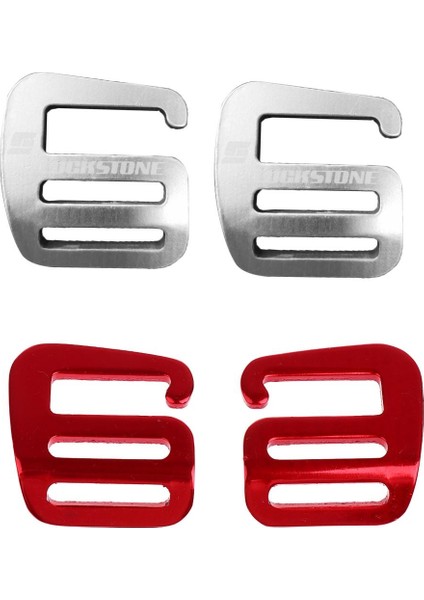 4 Adet 1 Inç G Kanca Açık Dokuma Toka Kayış 25MM Gümüş (Yurt Dışından)