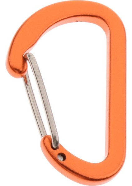 4mm Mini Alüminyum Alaşım Karabiner Açık D Şekli, 1.57 x 0.96 Inç Kumlu Turuncu (Yurt Dışından) fiyatları
