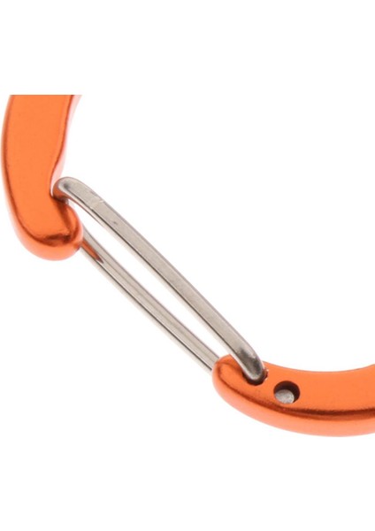 4mm Mini Alüminyum Alaşım Karabiner Açık D Şekli, 1.57 x 0.96 Inç Kumlu Turuncu (Yurt Dışından) modelleri