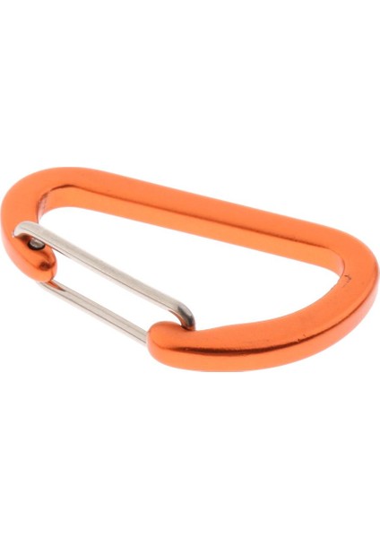 4mm Mini Alüminyum Alaşım Karabiner Açık D Şekli, 1.57 x 0.96 Inç Kumlu Turuncu (Yurt Dışından) indirimleri