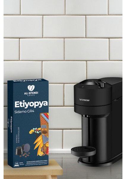 Etiyopya (Sidamo) Gr4 Kapsül Kahve 10'lu 100 Adet fiyatları