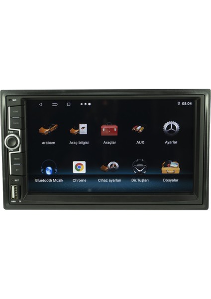 Opel Astra H Android 12 Carplay Multimedya Double Ekran Teyp 2gb Ram + 32GB HDD