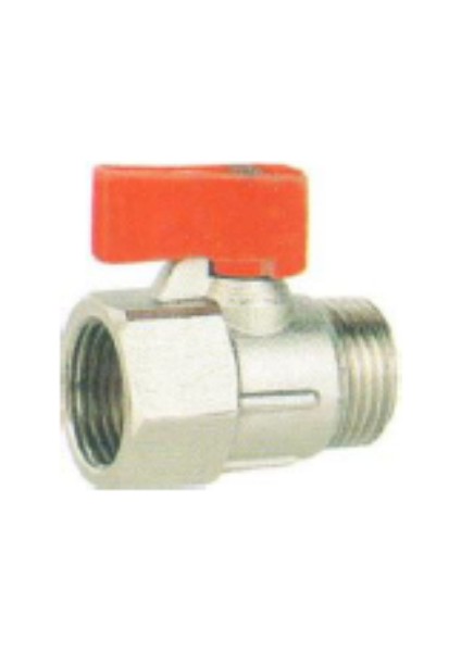 Metal Mini Küresel Vana 1/2-"