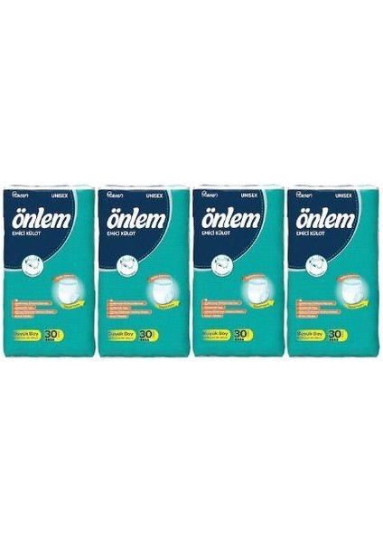 Emici Külot Large 30'lu x 4 Paket 120 Adet