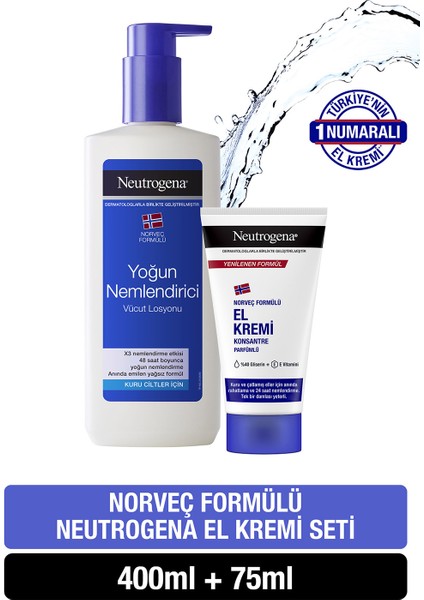 Norveç Formülü Neutrogena El Kremi Seti