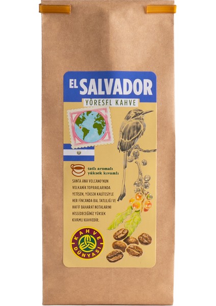 Elsalvador Yöresel Filtre Kahve 200 gr French Press
