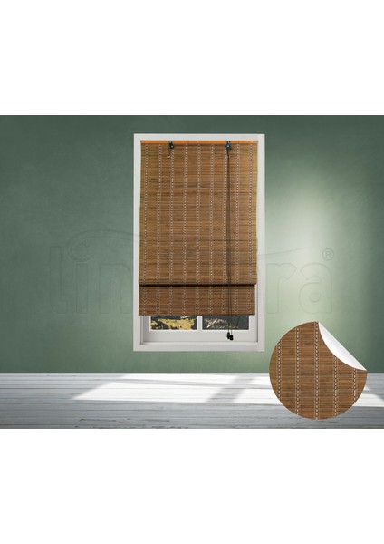 Li̇nadora Katlamalı Ahşap Stor Bambu Kapadokya 140 x 160