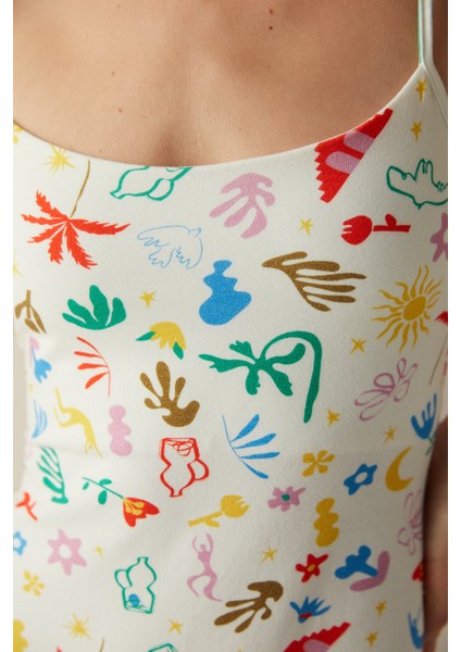 Desenli Bodysuit