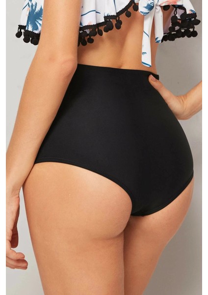 Önden Büzgülü Yüksek Bel Bikini Altı fiyatları