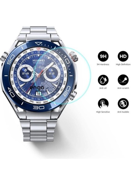 Huawei Watch Ultimate Ekran Koruyucu Nano Şeffaf & Parlak 2 Adet