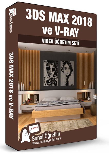 3ds Max 2018 ve V-Ray Video Ders Eğitim Seti