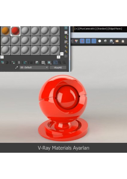 3ds Max 2018 ve V-Ray Video Ders Eğitim Seti