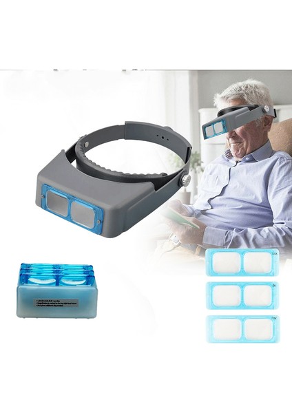 Üyüç Lük Ş Üyüç 15X 2x 25X 5x Kuyumcu Üyüç 4 D Opik Lnlr Lük Onrım Okum Içın (Yurt Dışından)