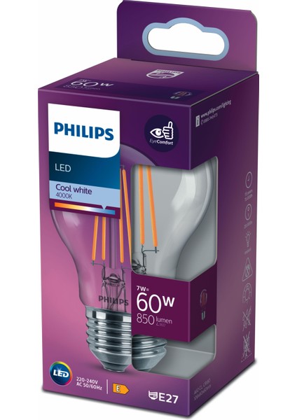 FILAMENT 60W AMPUL GÜN IŞIĞI 4000K