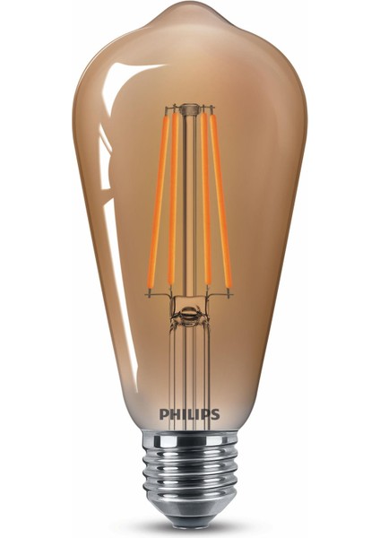 FILAMENT 48W GOLD AMBER ST64 AMPUL SARI IŞIK