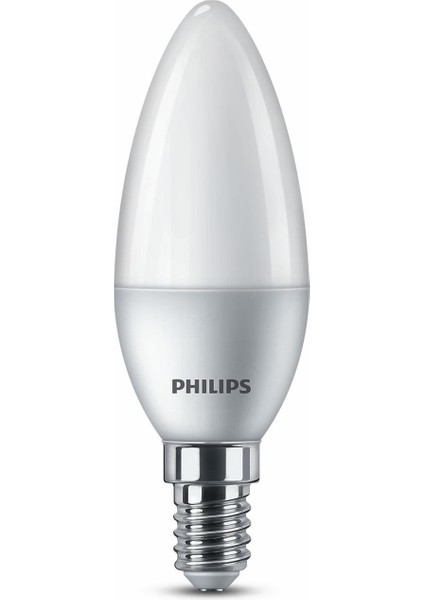 LED 60W MUM AMPUL SARI IŞIK E14 İNCE DUYLU