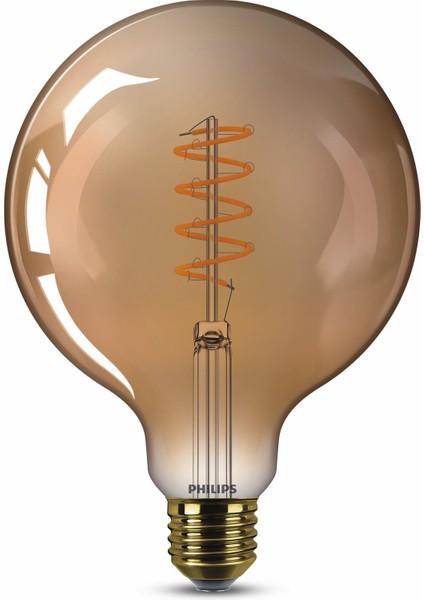 FILAMENT 50W GOLD AMBER GLOBE G120 AMPUL SARI IŞIK