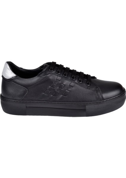 Hakiki Deri Günlük Kadın Ayakkabı PLM-34101 Siyah fiyatları