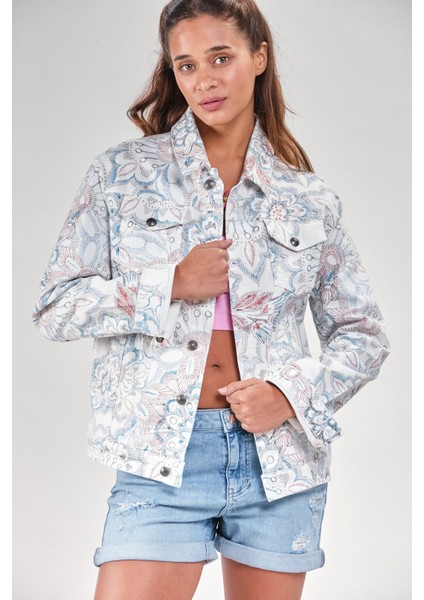 4477-Kadın Desenli Ceket indirimleri