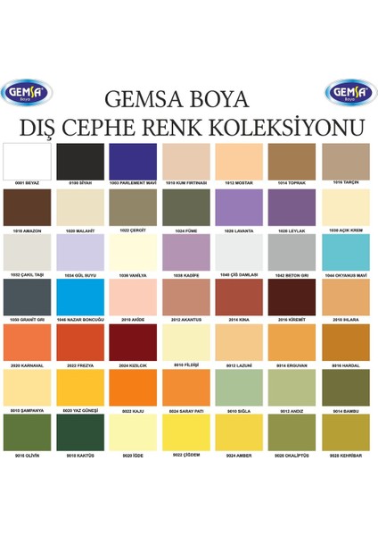 Gemsa Boya Gemsa Unisil Plastik İç Cephe Boyası 3kg Kırık Beyaz