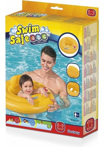 Swim Safe Abc 69CM Wondersplash Round Baby Boat [bebe Flatörü]