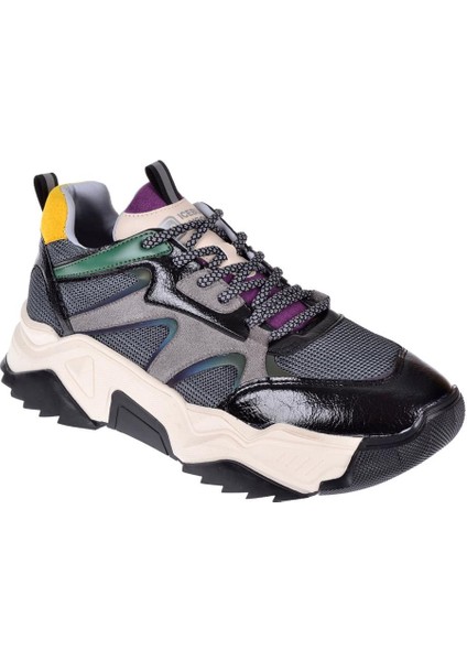 Kadın Spor Ayakkabı Sneaker SMS-65142 Siyah Mor