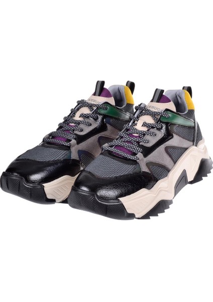 Kadın Spor Ayakkabı Sneaker SMS-65142 Siyah Mor fırsatları
