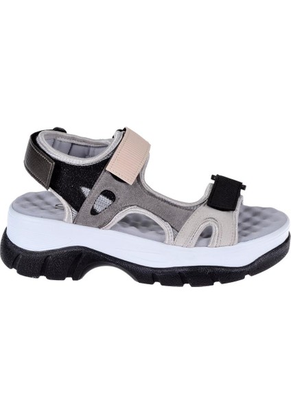 Cırtlı Comfort Kadın Sandalet SMS-4740 Multi