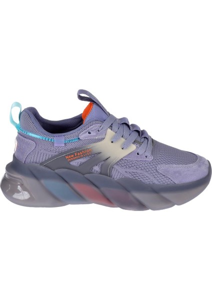 Triko Kadın Spor Ayakkabı Sneaker GJ-487 Mor fiyatları