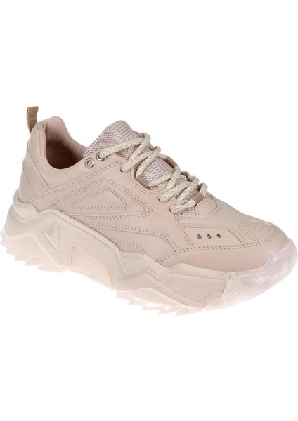 Kadın Spor Ayakkabı Sneaker SMS-65118 Bej